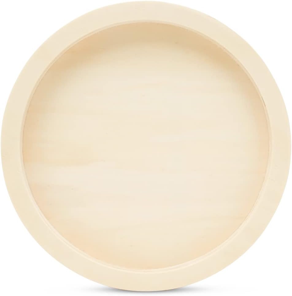 Circle Wood Panel 12-1/8 inch Diameter for Crafting and Painting