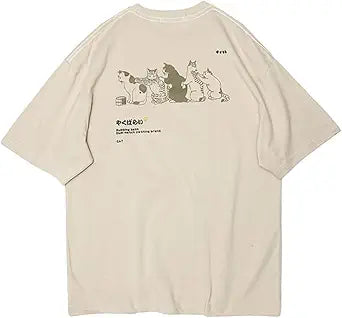 Vamtac Vintage Graphic Harajuku Tshirt for Casual Streetwear
