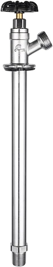 12-inch Frost Free Sillcock with Chrome-Plated Brass Body