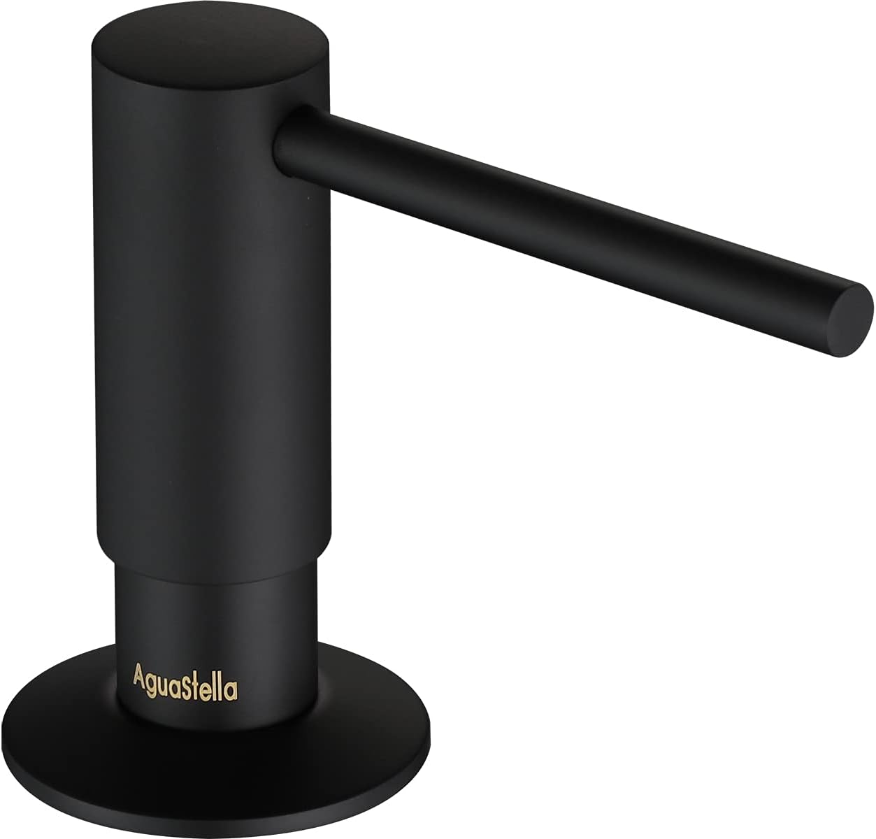 Matte Black Built in Soap Dispenser for Kitchen Sink Style