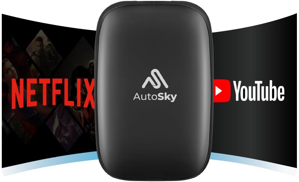 Wireless CarPlay & Android Auto Converter - Stream Anywhere