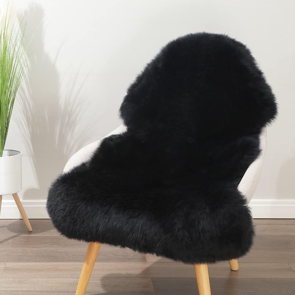 Genuine Sheepskin Area Rug for Living Room and Bedroom Decor