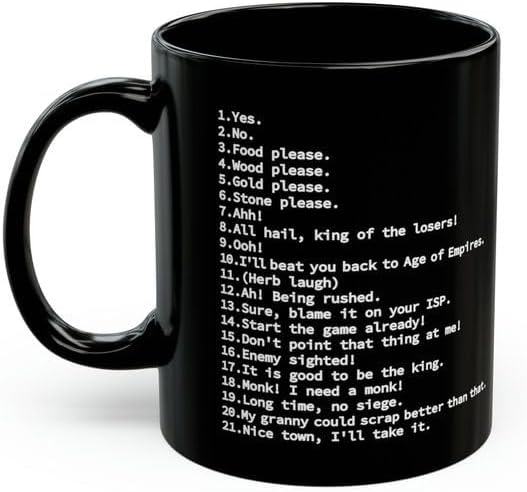 Age of Empires Gamer Mug - Funny Gaming Quotes