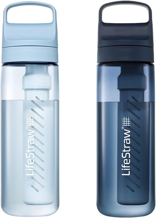 LifeStraw Go Series Water Bottle: Purifies Water for Travel