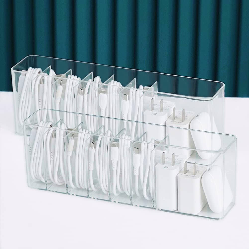 Compact Cable Organizer Duo - Tangle-Free Storage