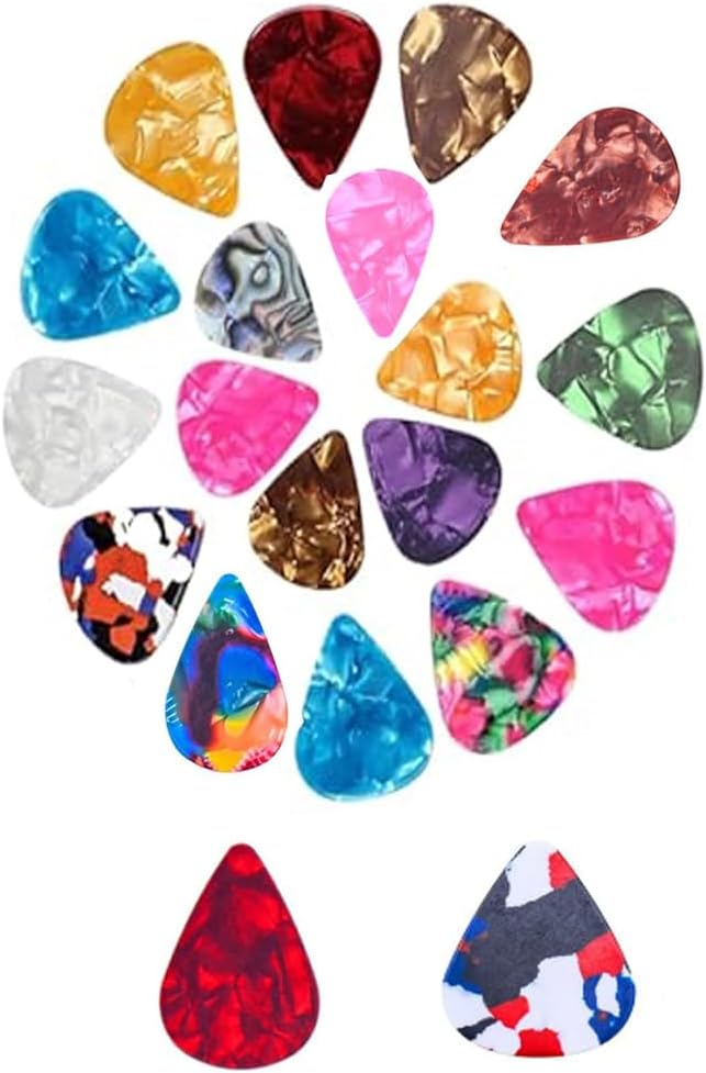 Versatile Guitar Picks Set - Varying Thicknesses for Any Playing Style