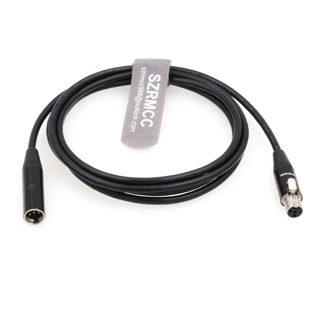 SZRMCC Mini XLR 4 Pin Audio Extension Cable for Shure Devices