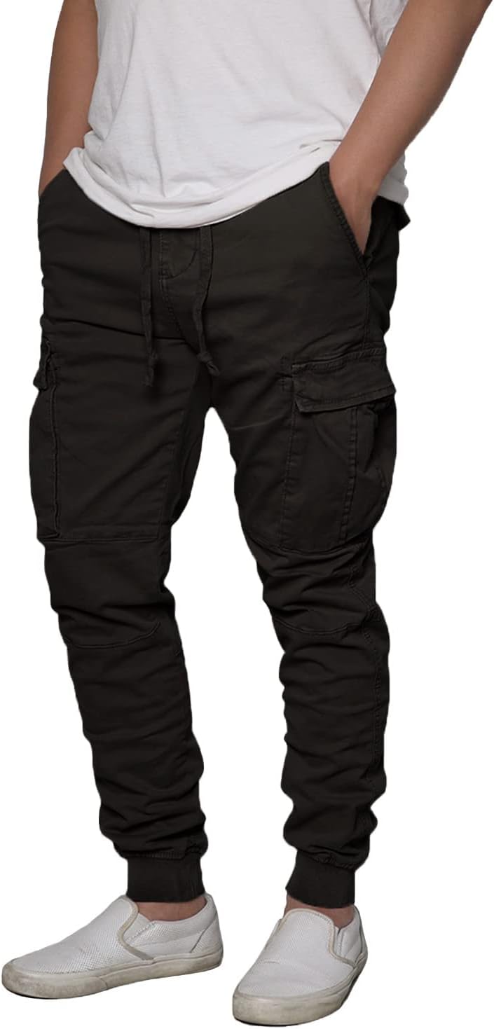 URBANJ Men's Stretch Twill Drop Crotch Jogger Pants Review