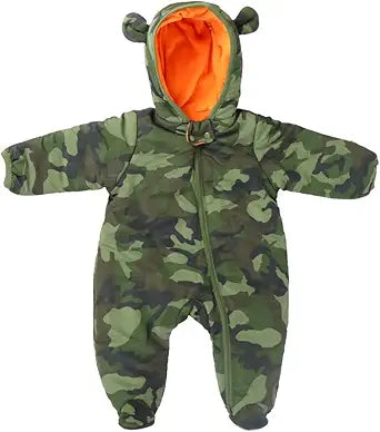 DDY Baby Girl Boy Snowsuit 0-3 Months Down Jacket Hooded Romper