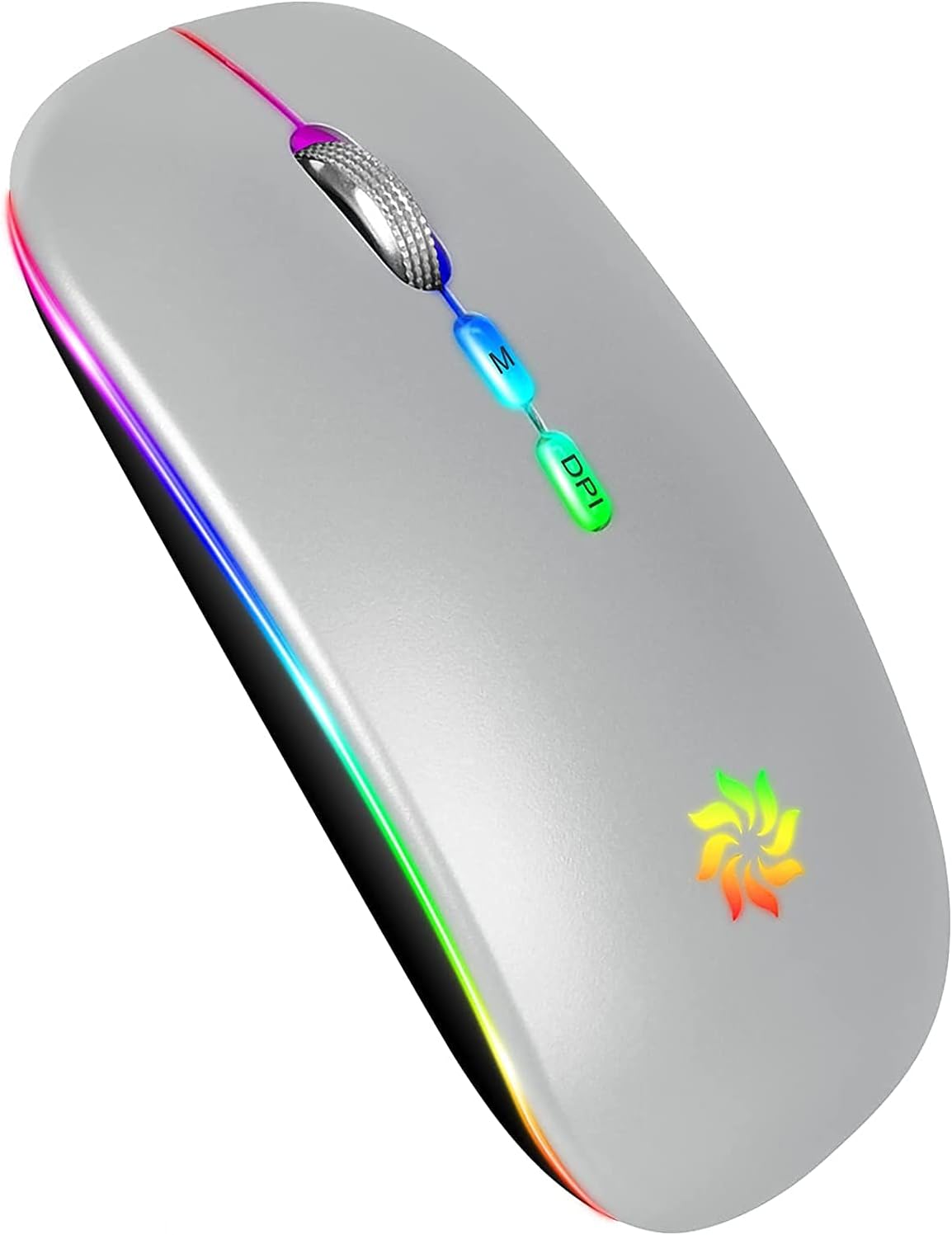 Silent Rechargeable Wireless Mouse for Any Device