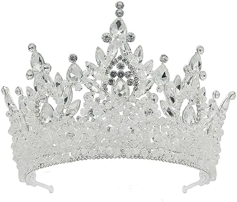 Large Crystal Tiaras and Crowns for Women - Perfect for Events
