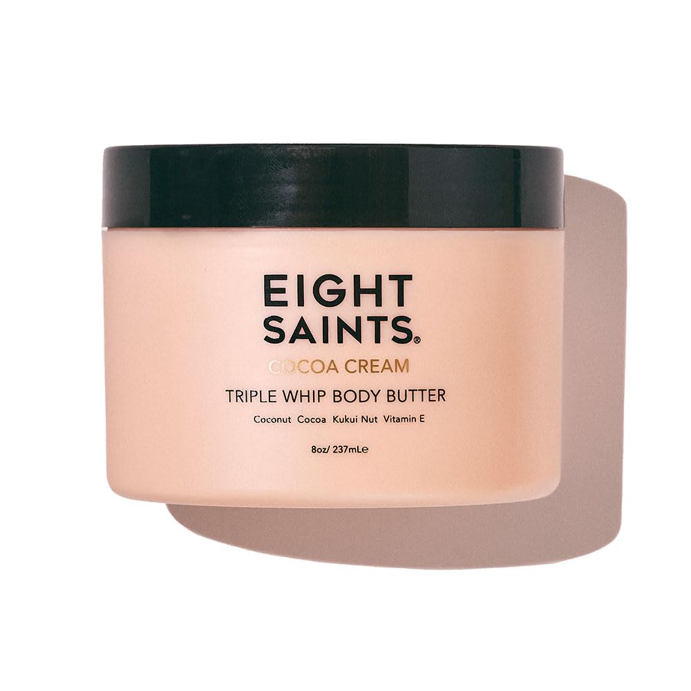 Eight Saints Cocoa Creme Body Butter for Intense Hydration