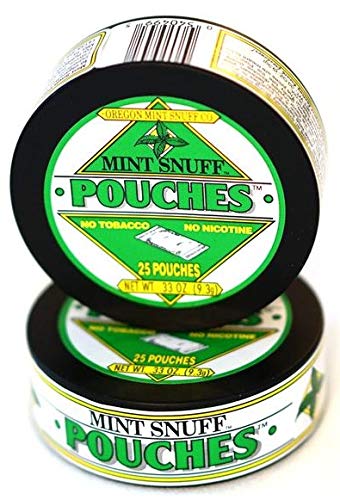 Mint Snuff Pouches - Original Mint Flavor - 6 Cans for Freshness