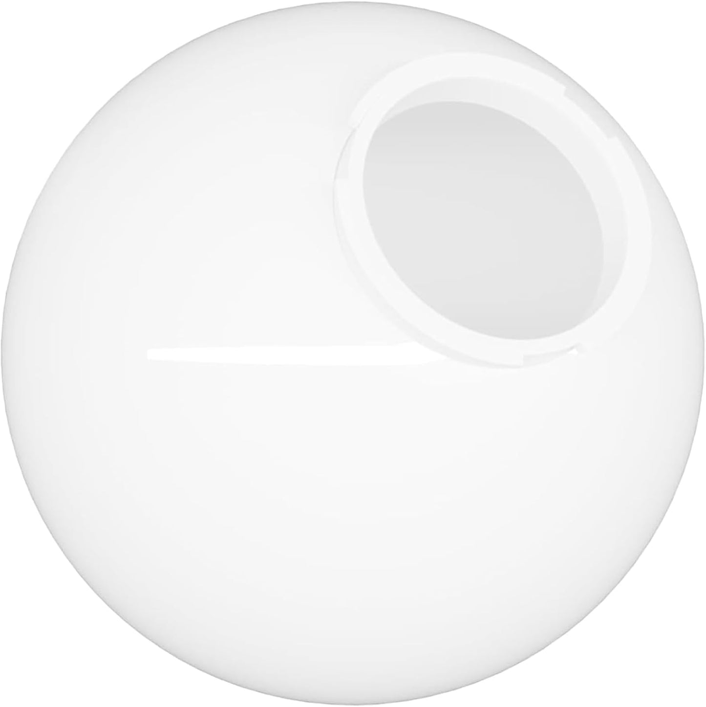 KastLite 10in White Acrylic Lamp Post Globe for Outdoor Use