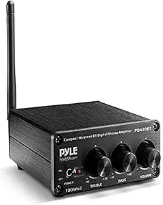 Bluetooth HiFi Mini Audio Amplifier for Desktop Sound Control