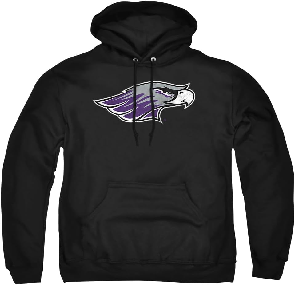 Official Collegiate Distressed Logo Adult Pullover Hoodie