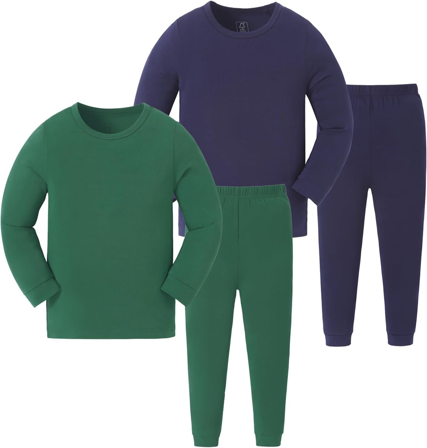 JunNeng Bamboo Viscose Pajamas for Toddler Baby, Snug Fit