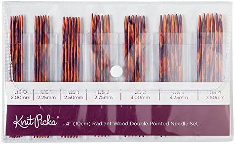 Knit Picks Double Pointed Wood Knitting Needle Set for Crafters