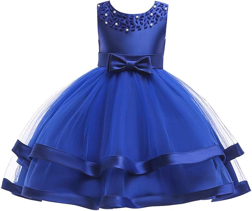 COMISARA Kids Pageant Flower Girl Dress for Special Occasions