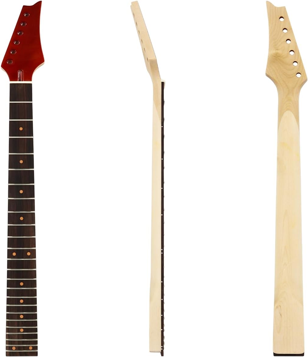 Roasted Electric Guitar Neck - 22 Frets, Rosewood Fingerboard