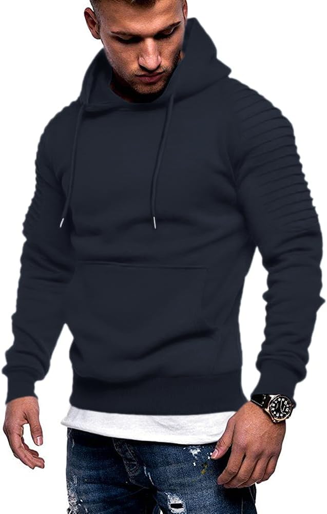 COOFANDY Mens Hoodie Sweatshirts Casual Athletic Pullover Style
