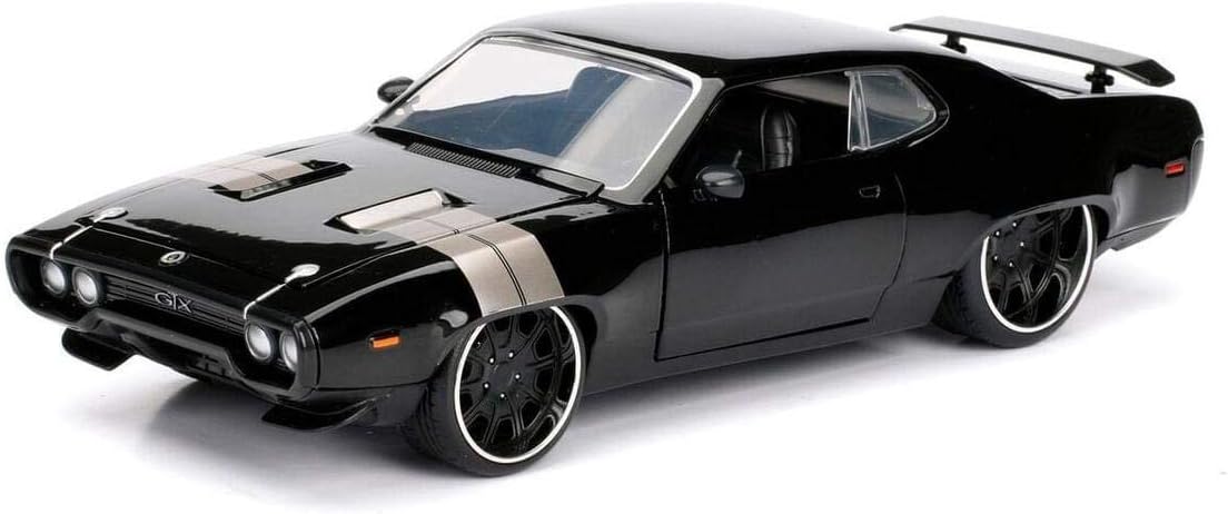 Fast & Furious 1:24 Dom's Plymouth GTX Die-cast Car, Black