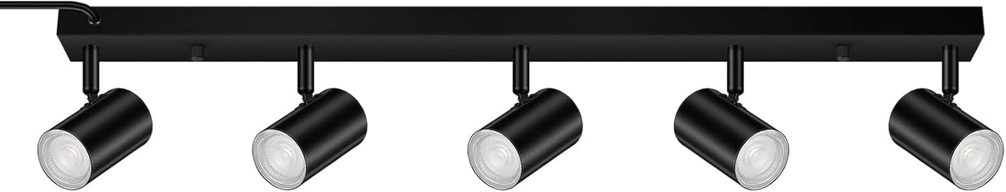 BoostArea 5-Light Track Lighting Kit for Modern Home Decor