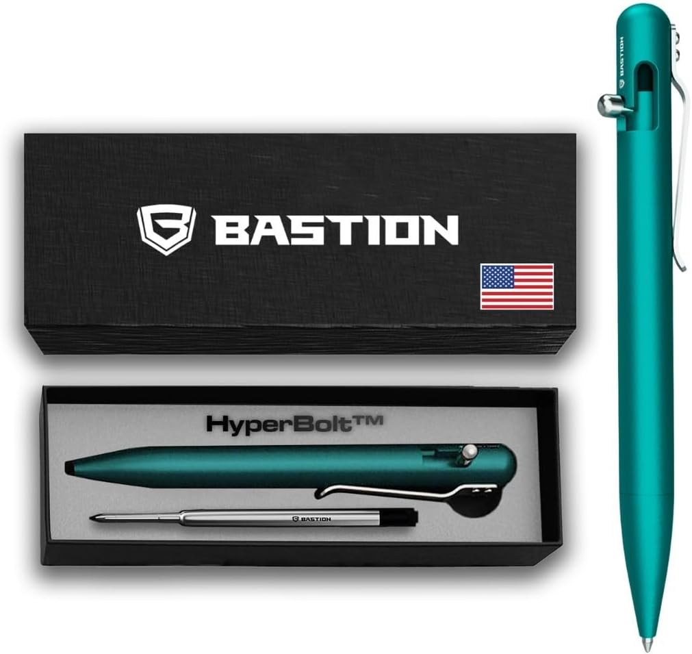 BASTION Luxury Bolt Action Pen: Durable EDC Ballpoint Pen