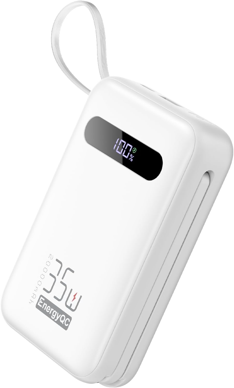 EnergyQC Power Bank 20,000mAh Fast Charging for iPhone & Galaxy