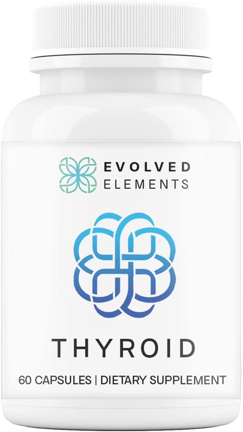 Thyroid Raw Grass-Fed Desiccated Capsules for Energy Support
