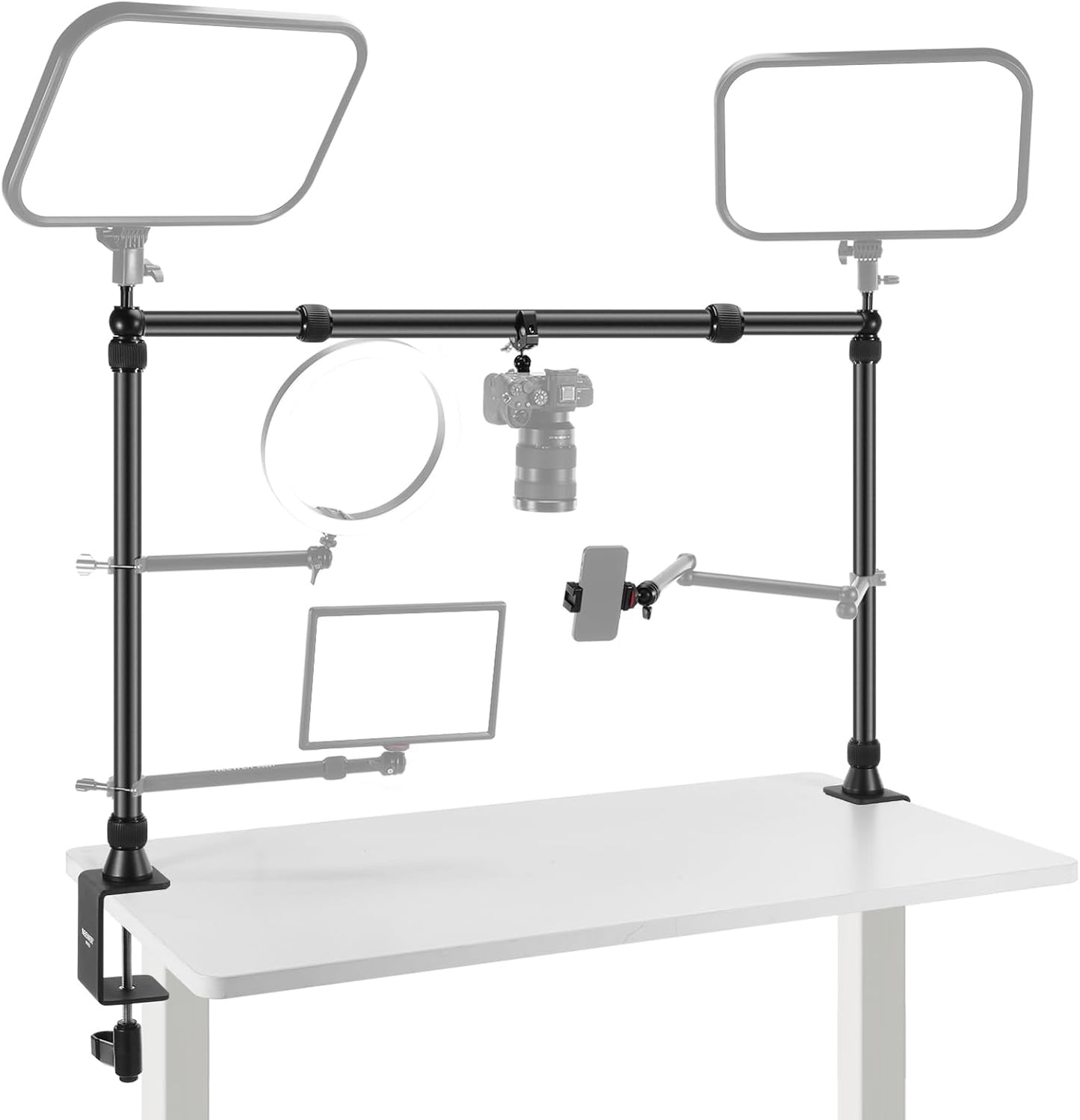 NEEWER Overhead Camera Mount Rig for Multi Device Setup