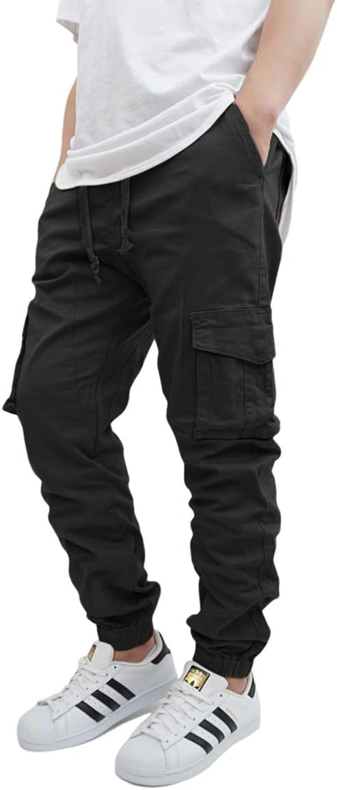 URBANJ Men's Stretch Twill Drop Crotch Jogger Pants Review