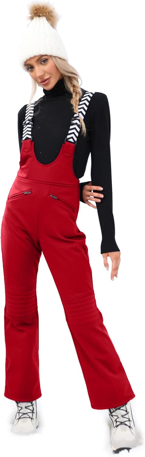 Aoysky Women's Insulated Snow Bibs - Ultimate Warmth