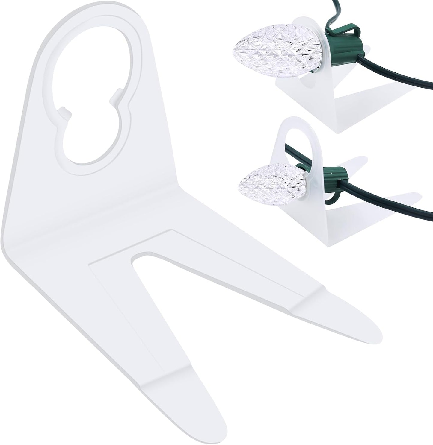 Christmas Light Clips 200Pack for Easy Holiday Decorating