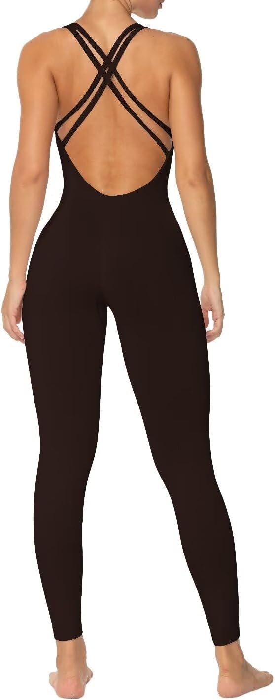 Sunzel Jumpsuits for Women: Backless Seamless Bodysuits