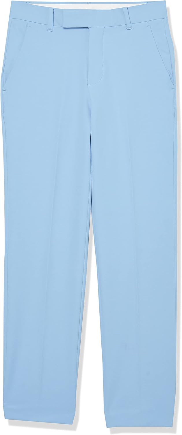 Calvin Klein Boys' Flat Suit Dress Pant for Stylish Comfort