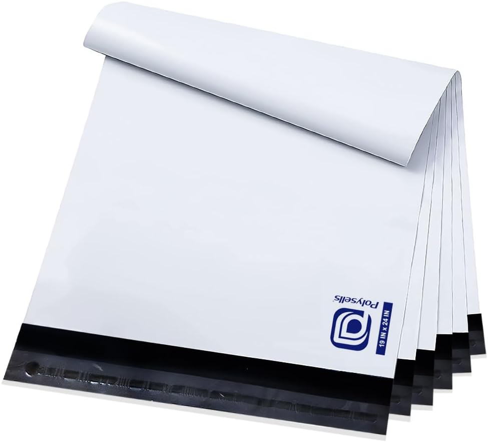 POLYSELLS 300 Pack Large Poly Mailers for Shipping Needs
