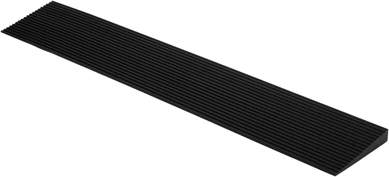 1.2ft' Rise Solid Rubber Wheelchair Ramp for Doorways and More