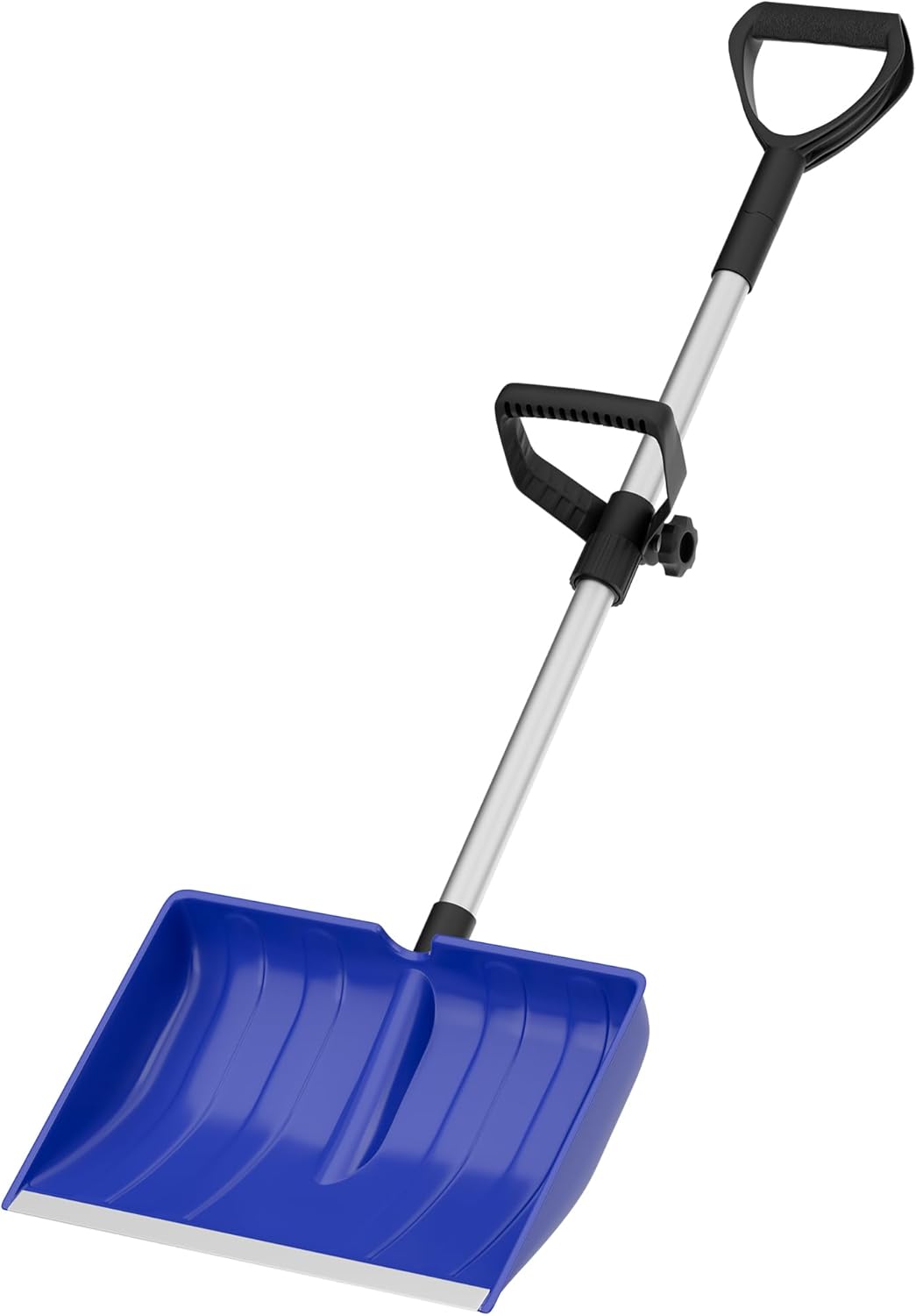 Snow Shovel for Driveway: Ergonomic Dual D-Handles for Comfort