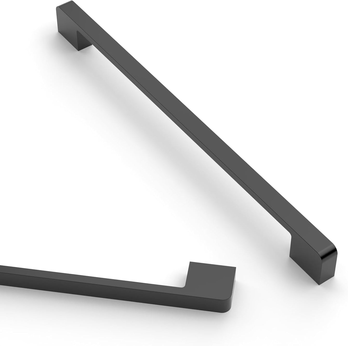 Matte Black Kitchen Cabinet Handles - 10 Pack 10 Inch Pulls