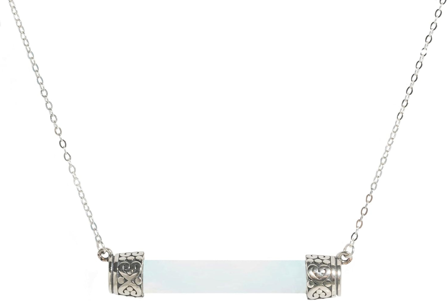 Handmade Bottoms Up Necklace with Recycled Vintage Glass Art