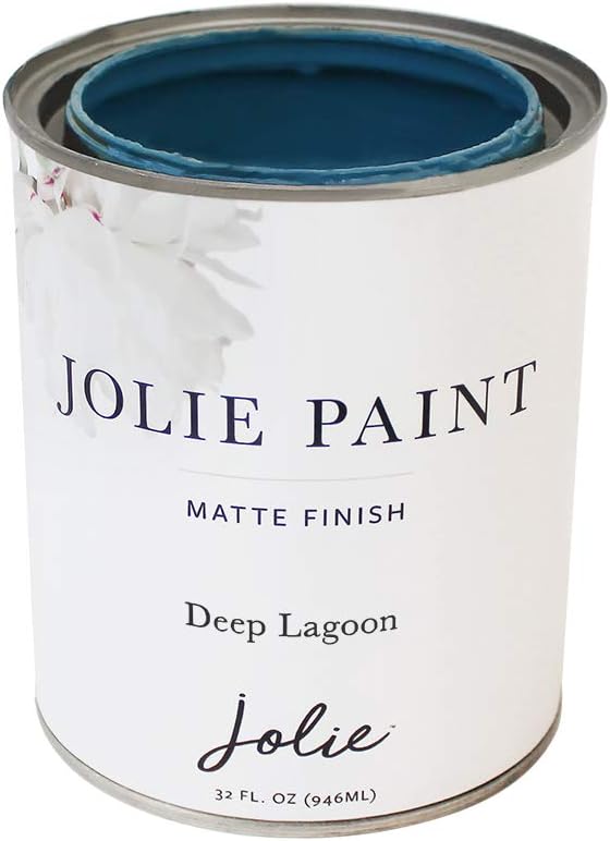Jolie Paint Chalk Finish for Furniture and Decor, Deep Lagoon