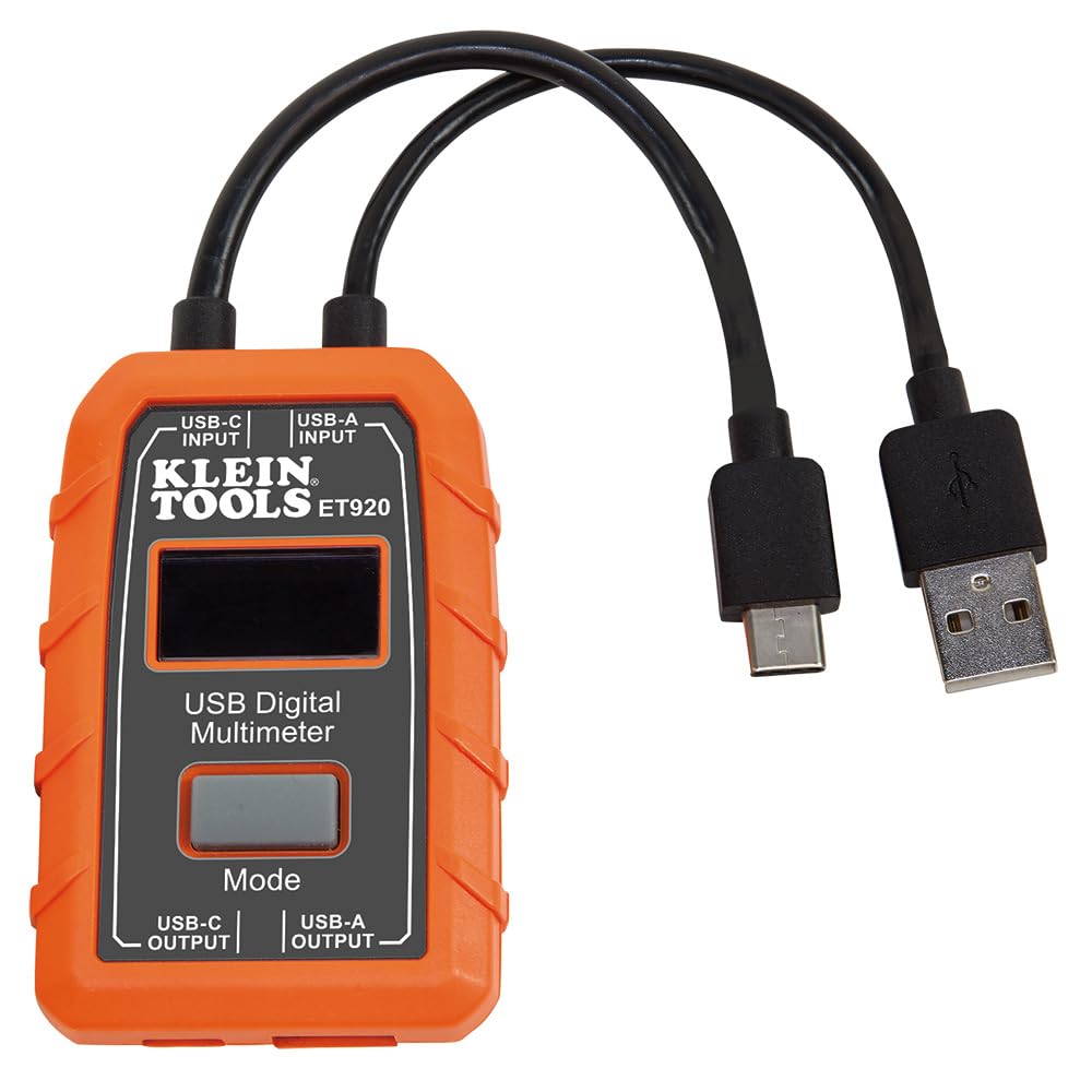 Klein Tools ET920 USB Power Meter for Voltage and Current Testing