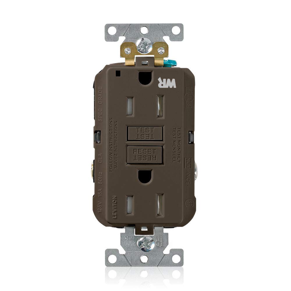 Leviton 15A-125V Weather/Tamper-Resistant GFCI Receptacle