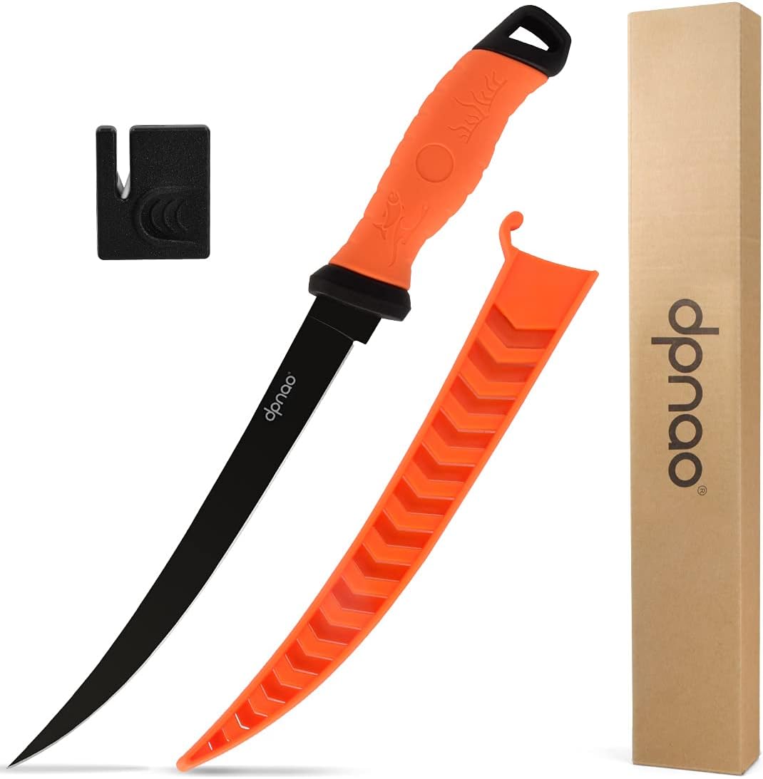 Professional Fillet Knife Set - Sharp Stainless Blade, Non-Slip Handle
