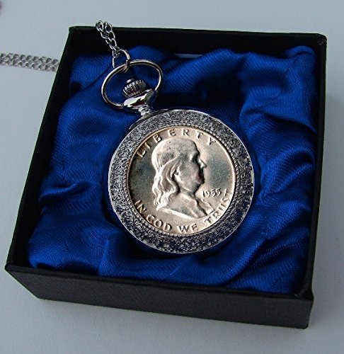 1948 Various Mint Marks Benjamin Franklin Half Dollar Pocket Watch