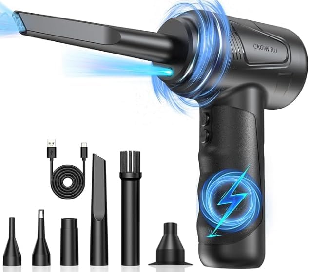 Cordless Electric Air Duster - Powerful Dust Cleaning