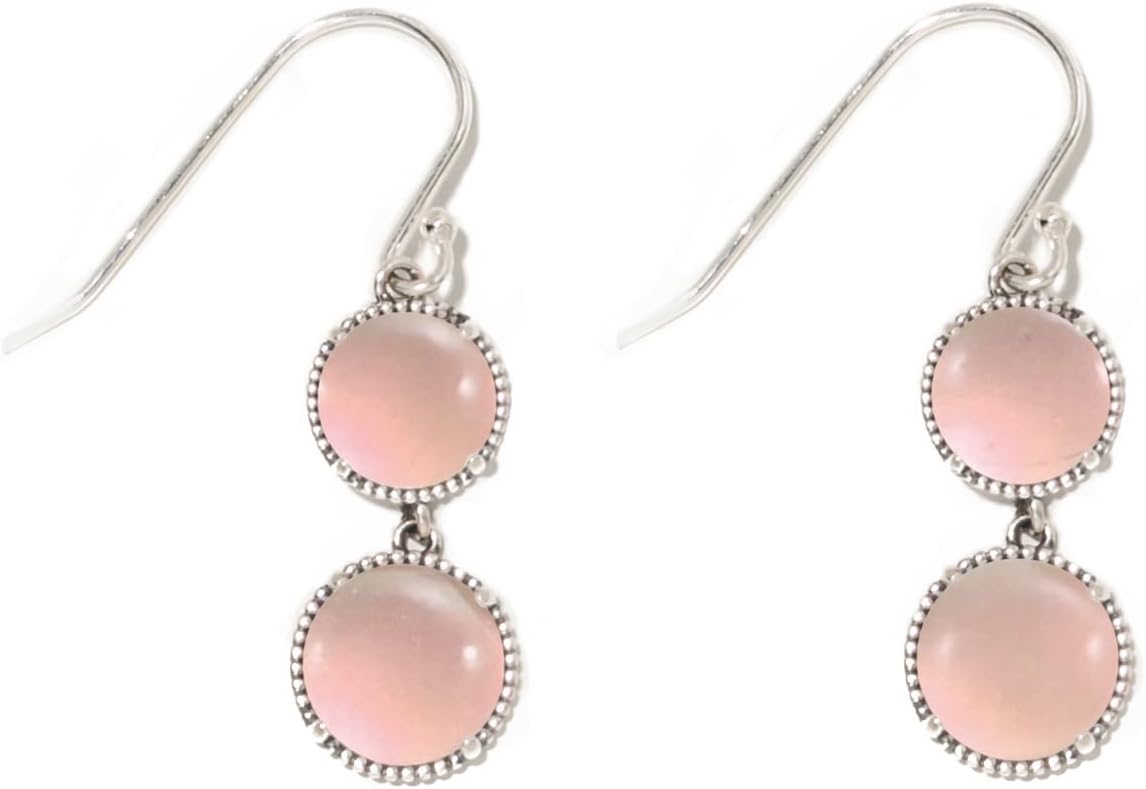 Handmade Vintage Double Take Earrings with Recycled Glass Charm