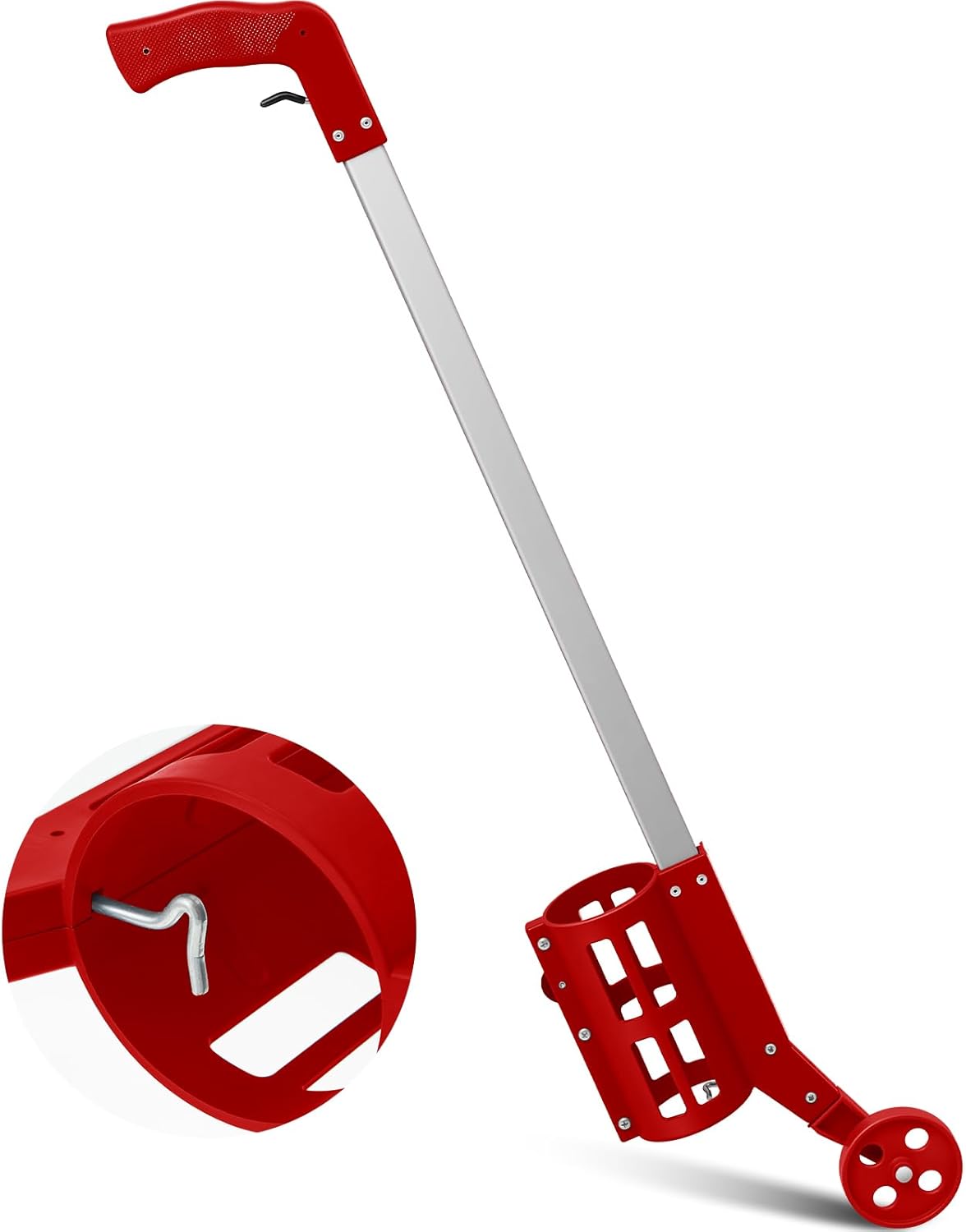 Zonon Industrial Wheeled Marking Wand for Line Paint Stripe