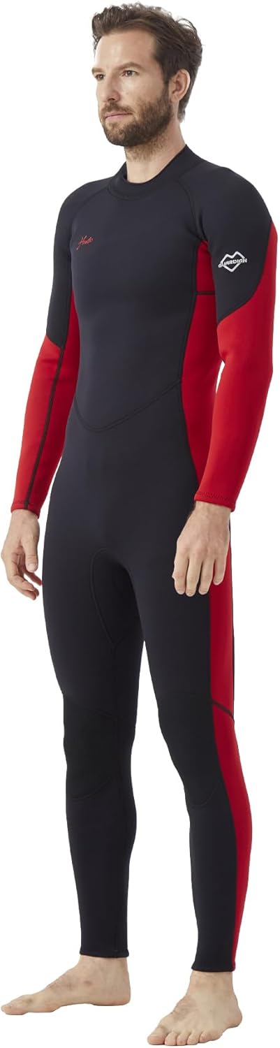 Hevto Men Wetsuits 3/2mm Neoprene for Cold Water Activities